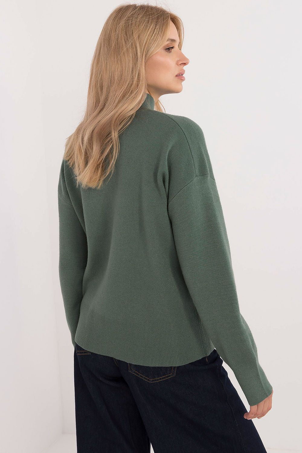 Women's Black and Green Jumper view 6