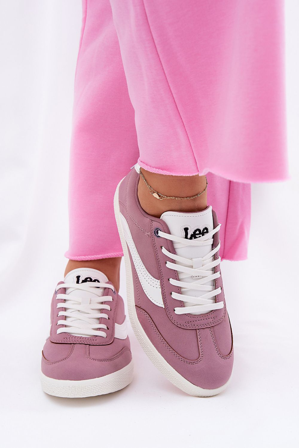 white sport shoes view 6