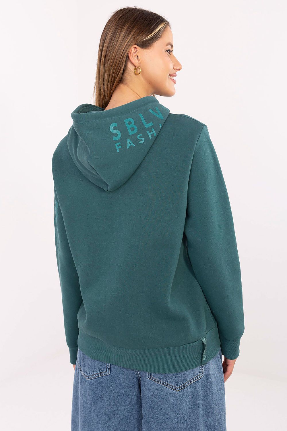 Women's Green Sweatshirt detail view