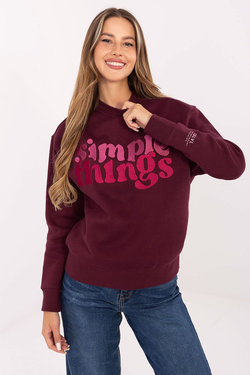Women's Green, White, and Red Sweatshirt view 9