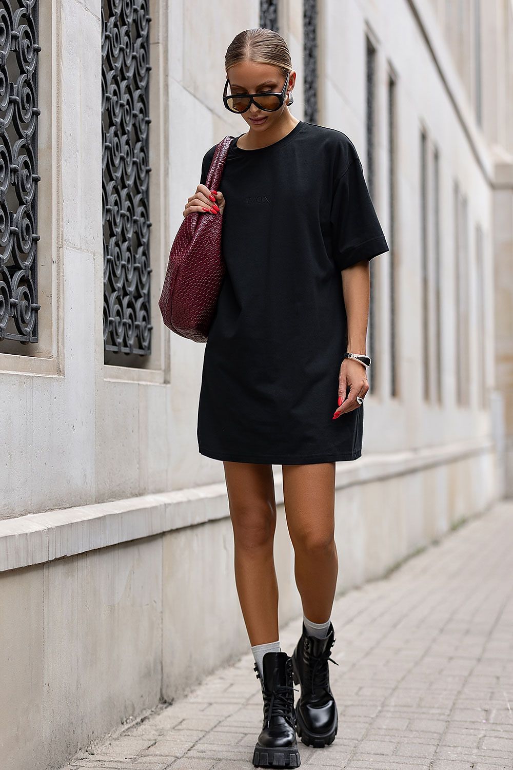 brown mini day dress view 6