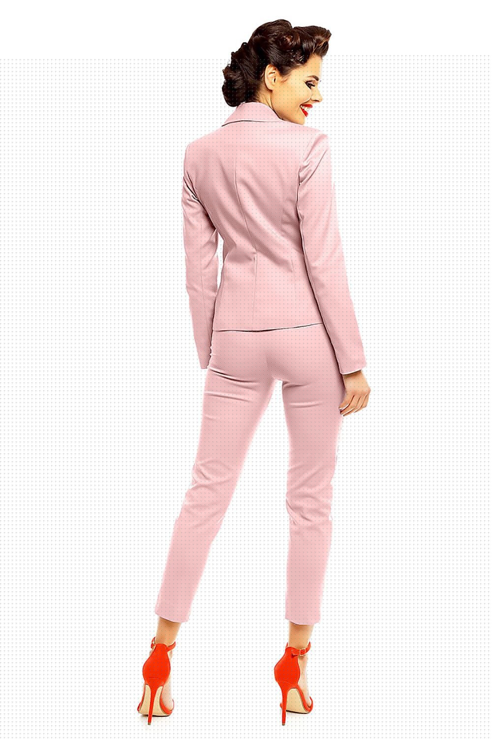 pink women trousers detail view