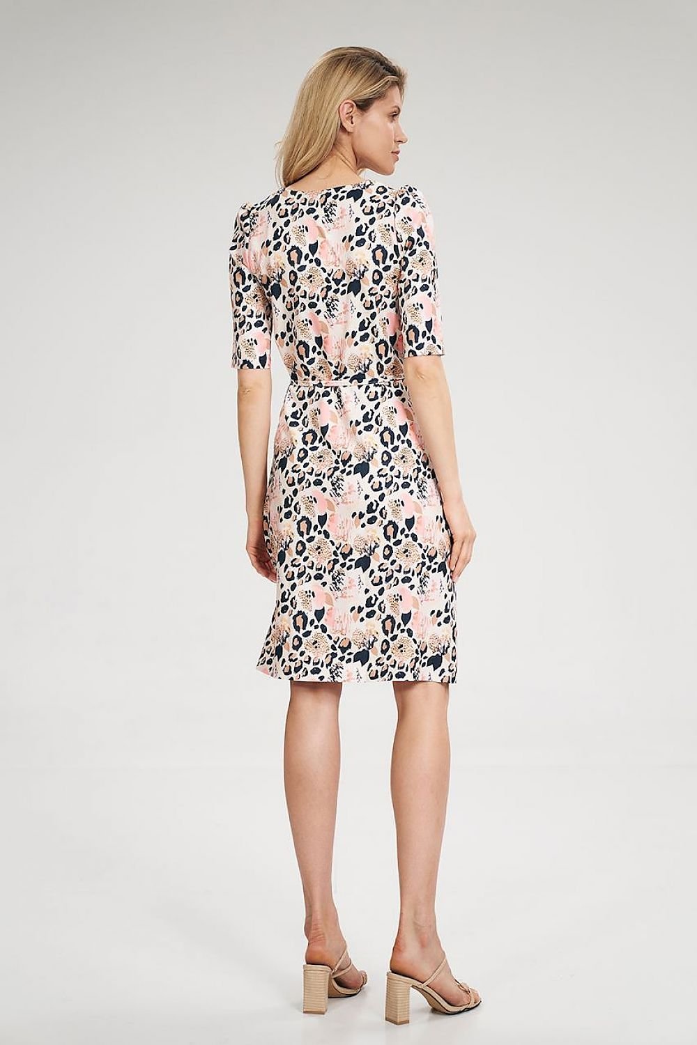 ruffle midi day dress alternate angle