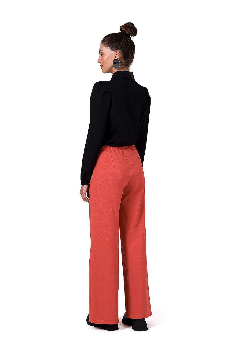orange women trousers alternate angle