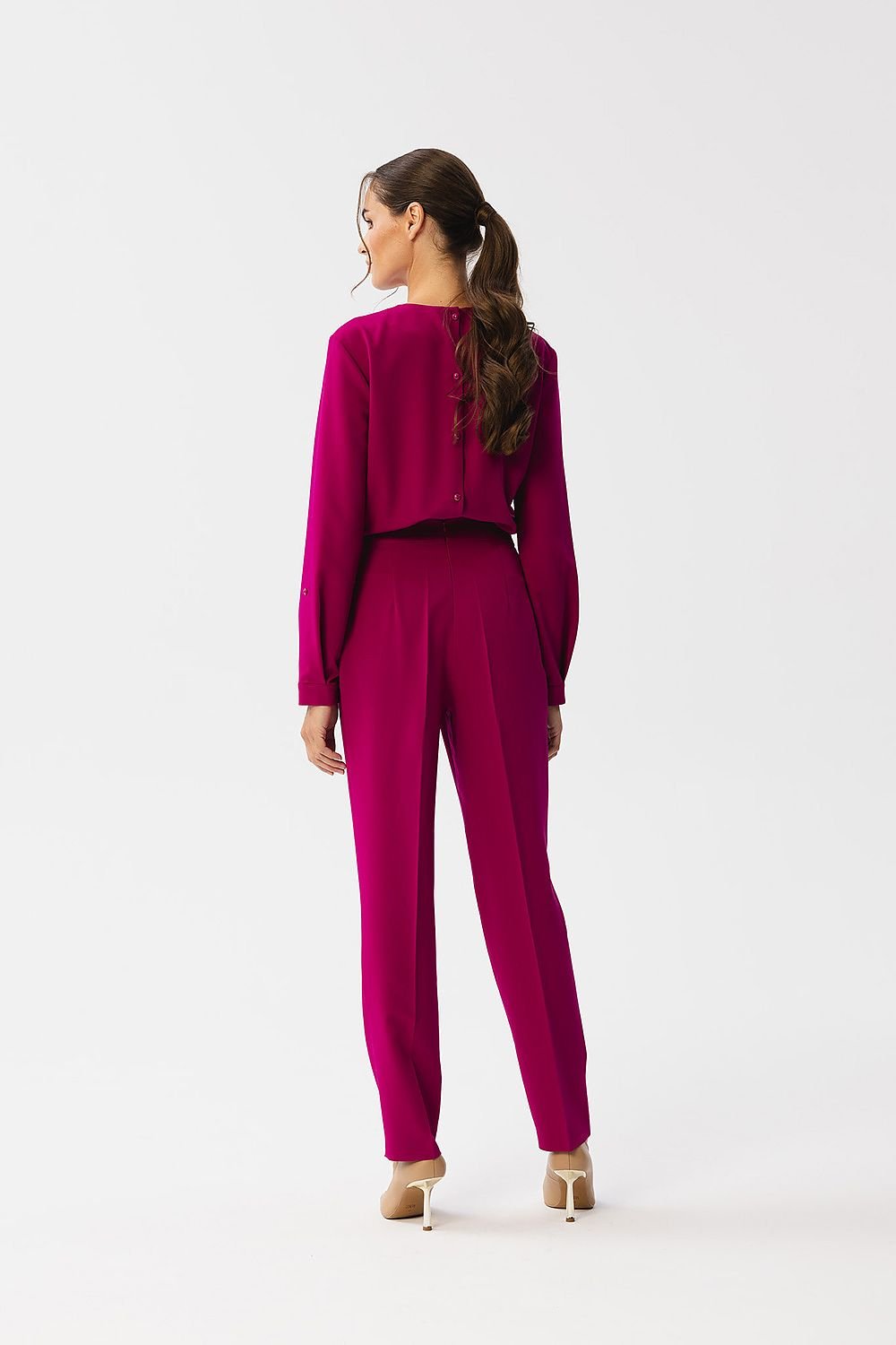 violet long sleeve suit alternate angle