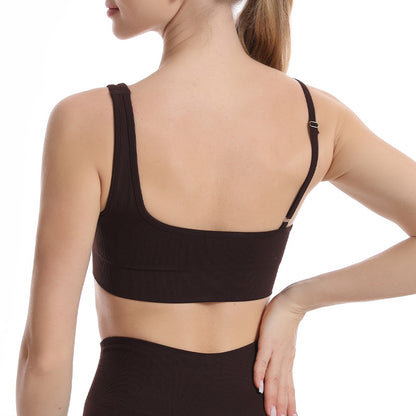 High-Grade Thin Shoulder Yoga Bra – Casual Exercise Outer Wear-Ayla Boutique: Find Your Perfect Sports Bra-Ayla Boutique