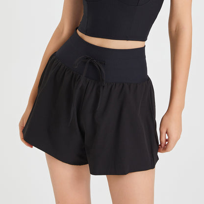 Women'S Quick-Drying High-Waist Sports Shorts - Summer Fitness, Anti-Exposure, Yoga-Loose Quick Dry Sports Shorts Women | Ayla Boutique AUS-Ayla Boutique