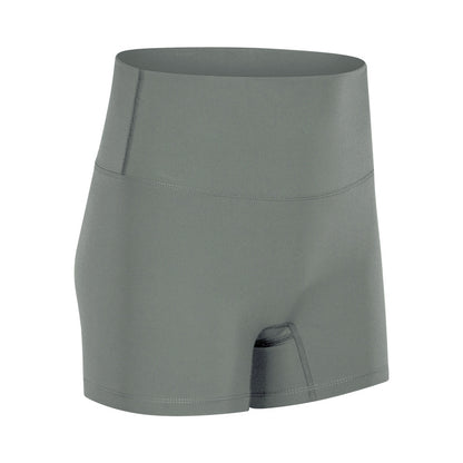 Double‑layer brushed gym shorts