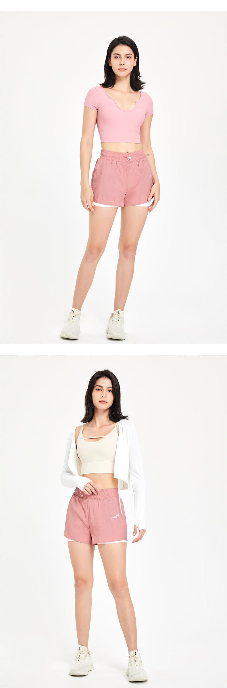 High Waist Drawstring Sports Shorts - Women'S Anti-Exposure Training Fitness Running Yoga Pants-High Waist Drawstring Sports Shorts | Ayla Boutique AUS-Ayla Boutique