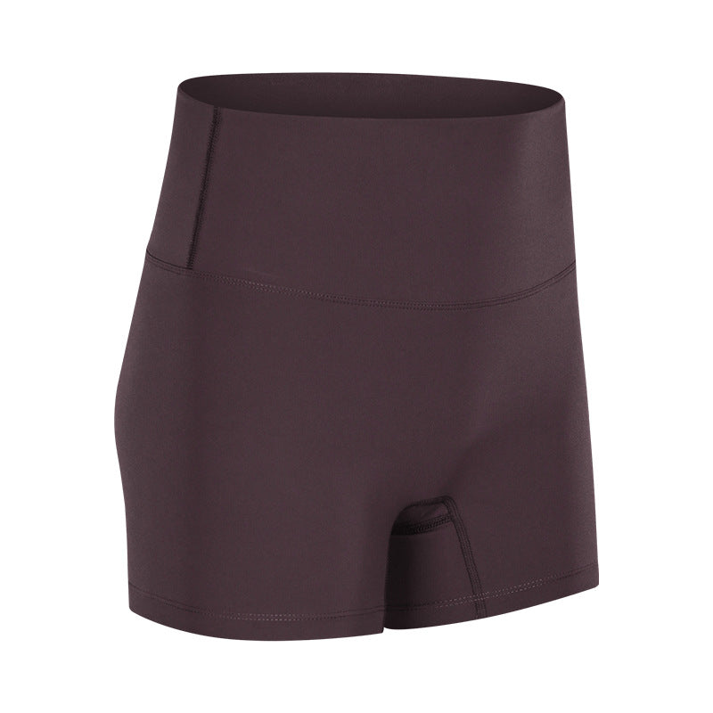 Flat seam running yoga shorts