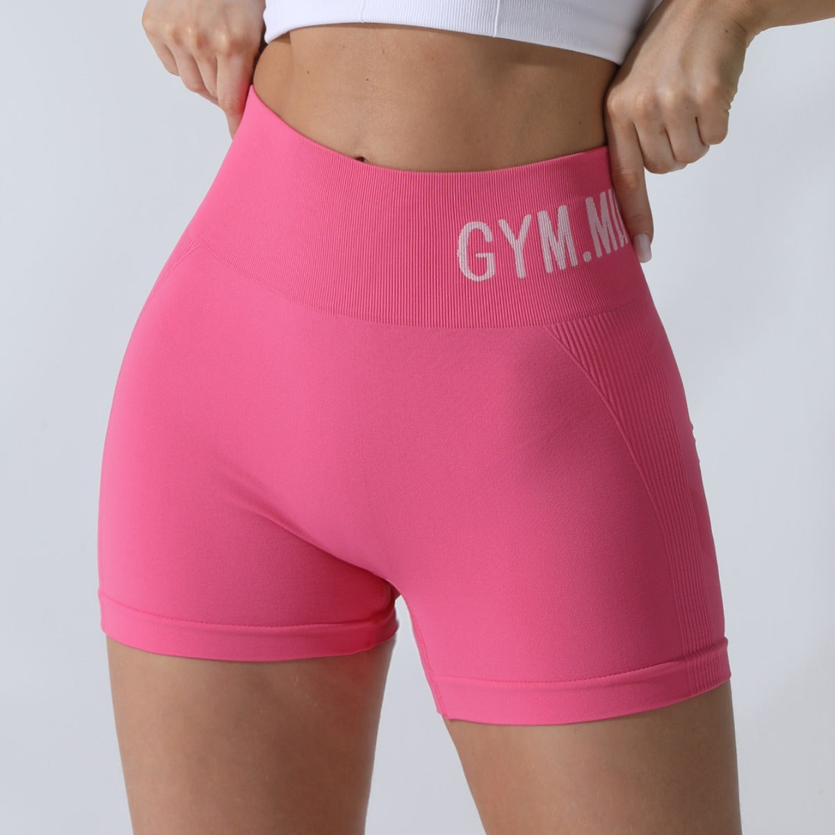 Nude Feel High-Waist Running Shorts: Quick-Dry, Summer Workout-Ayla Boutique AUS | Nude Feel High Waist Running Shorts-Ayla Boutique