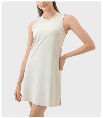 Spring/Summer Sleeveless Dresses & Yoga Tops-High-Performance Women's Sport Skirts - Trendy and Functional-Ayla Boutique