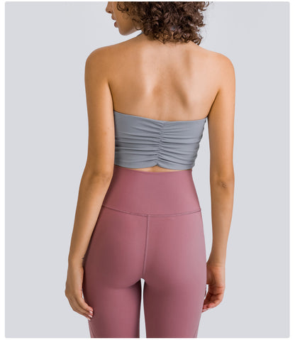 Halter Neck Sports Bra: Comfort & Freedom Of Movement-Halter Neck Sports Bra | Backless Gym Crop Top | Ayla-Ayla Boutique