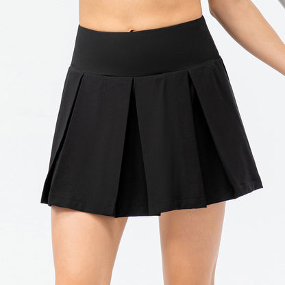Plaid Tennis Skort: Pleated, Built-In Shorts & Multi-Sport (Spring/Summer)-High-Performance Women's Sport Skirts - Trendy and Functional-Ayla Boutique