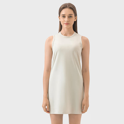 Spring/Summer Sleeveless Dresses & Yoga Tops-High-Performance Women's Sport Skirts - Trendy and Functional-Ayla Boutique