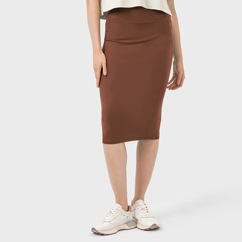 Double Slit Sheath Skirt: Casual To Work & Evening-High-Performance Women's Sport Skirts - Trendy and Functional-Ayla Boutique