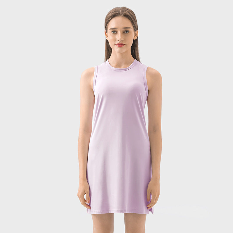 Spring/Summer Sleeveless Dresses & Yoga Tops-High-Performance Women's Sport Skirts - Trendy and Functional-Ayla Boutique
