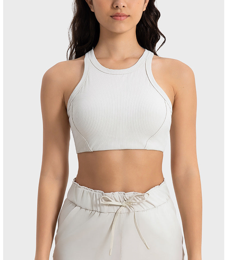 Ribbed Turtleneck Sports Bra: Support & Comfort For Workouts-Ayla Boutique: Find Your Perfect Sports Bra-Ayla Boutique