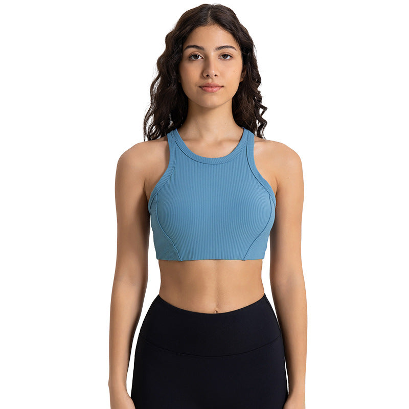 Ribbed Turtleneck Sports Bra: Support & Comfort For Workouts-Ayla Boutique: Find Your Perfect Sports Bra-Ayla Boutique