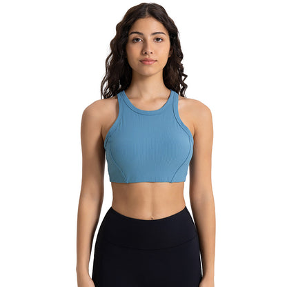 Ribbed Turtleneck Sports Bra: Support & Comfort For Workouts-Ayla Boutique: Find Your Perfect Sports Bra-Ayla Boutique