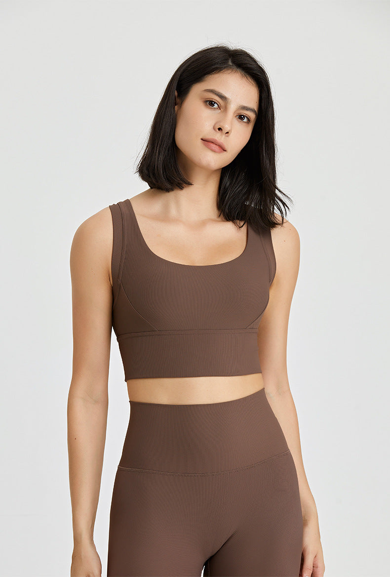 High Strength Nude Feel Yoga Bra – Beauty Back Push Up Fitness Vest For Women-Ayla Boutique: Find Your Perfect Sports Bra-Ayla Boutique