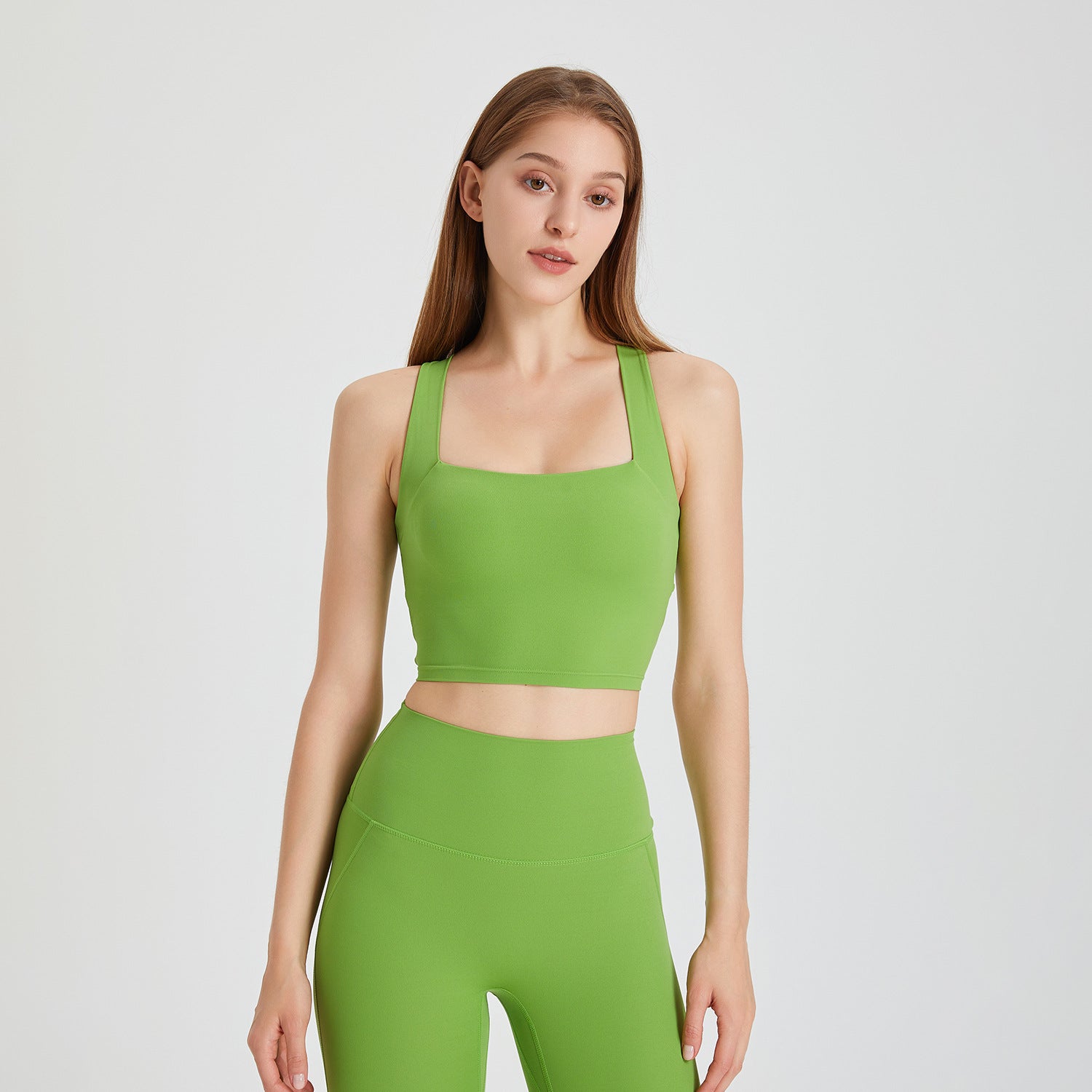 Nude Feel Seamless Shockproof Sports Bra – Beauty Back Cross Vest For Running And Yoga-Ayla Boutique: Find Your Perfect Sports Bra-Ayla Boutique