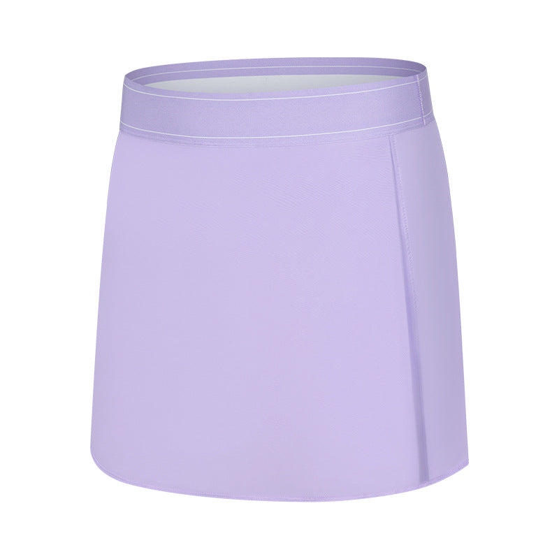High-Waist Cooling Tennis Skort: Quick-Dry, Breathable & Built-In Shorts-High-Performance Women's Sport Skirts - Trendy and Functional-Ayla Boutique