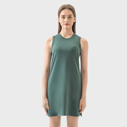 Spring/Summer Sleeveless Dresses & Yoga Tops-High-Performance Women's Sport Skirts - Trendy and Functional-Ayla Boutique