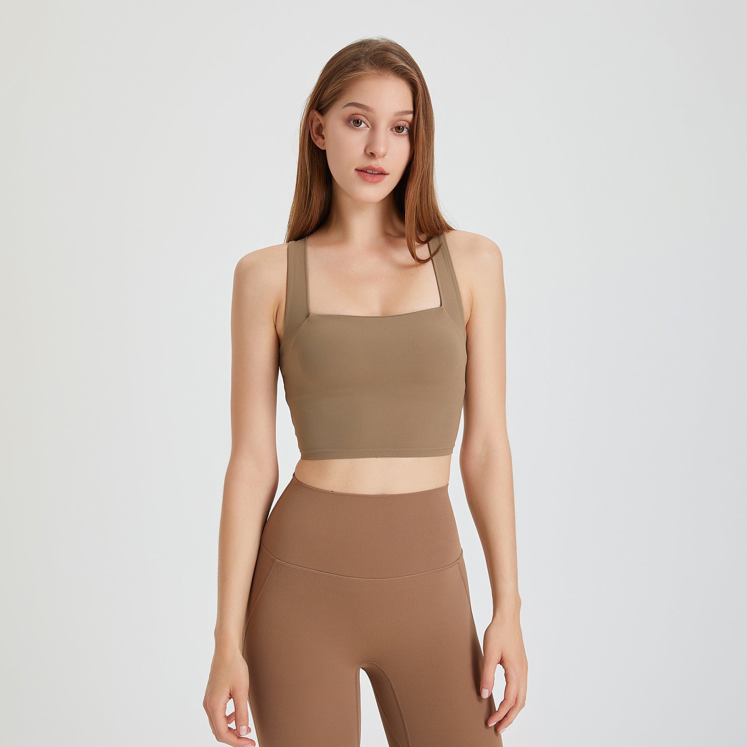 Nude Feel Seamless Shockproof Sports Bra – Beauty Back Cross Vest For Running And Yoga-Ayla Boutique: Find Your Perfect Sports Bra-Ayla Boutique