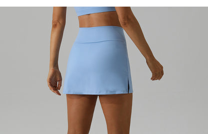 Spring Summer Breathable Yoga Skirt Slim Fit Mini Running Fitness Tennis Skirt-High-Performance Women's Sport Skirts - Trendy and Functional-Ayla Boutique