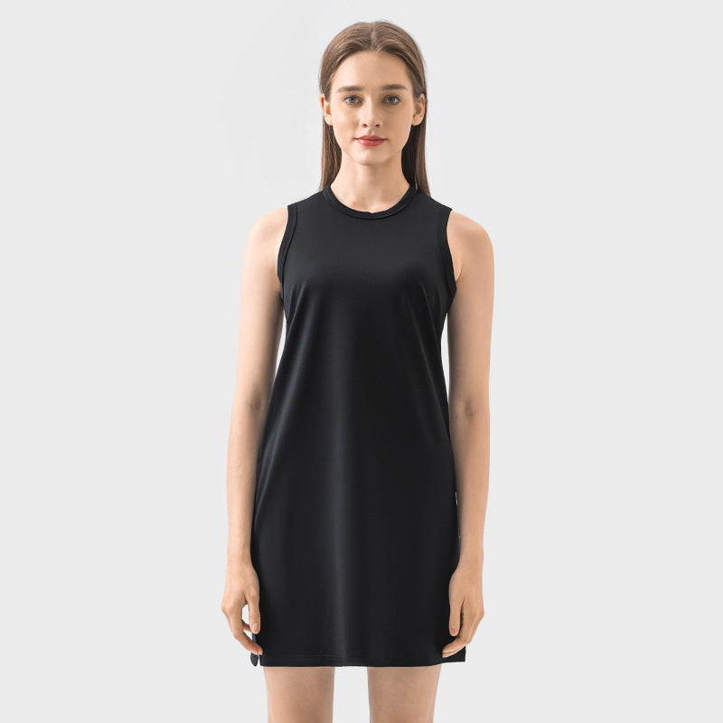 Spring/Summer Sleeveless Dresses & Yoga Tops-High-Performance Women's Sport Skirts - Trendy and Functional-Ayla Boutique