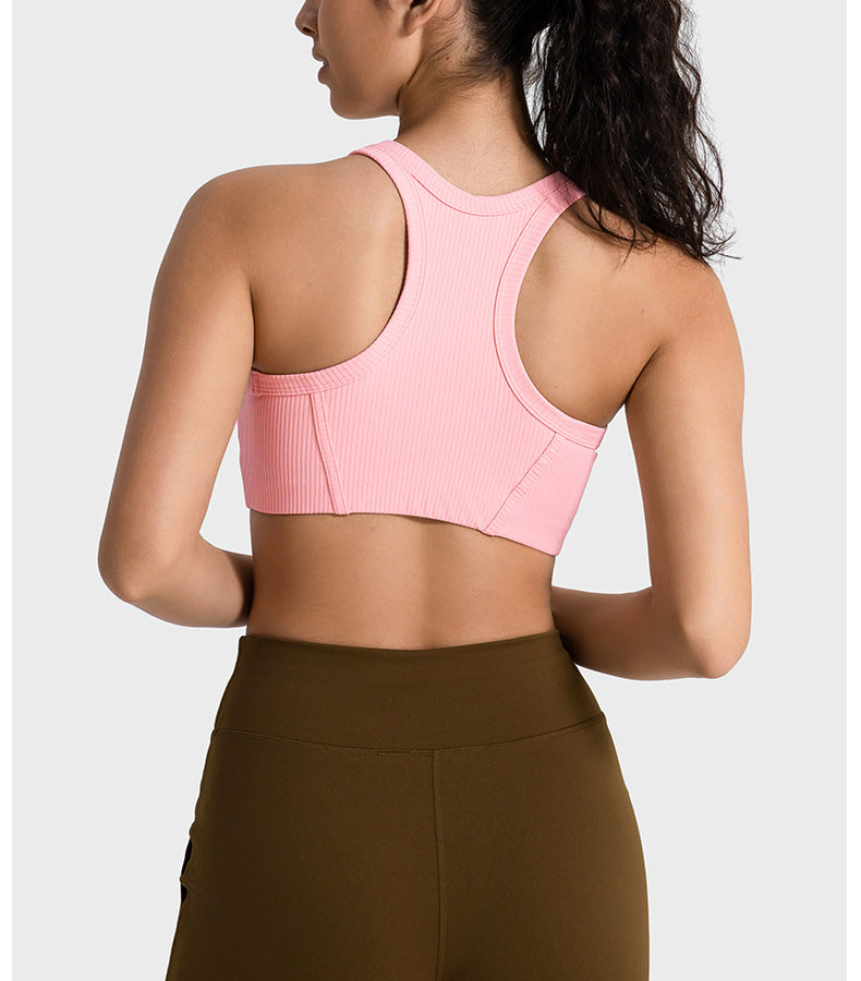 Ribbed Turtleneck Sports Bra: Support & Comfort For Workouts-Ayla Boutique: Find Your Perfect Sports Bra-Ayla Boutique