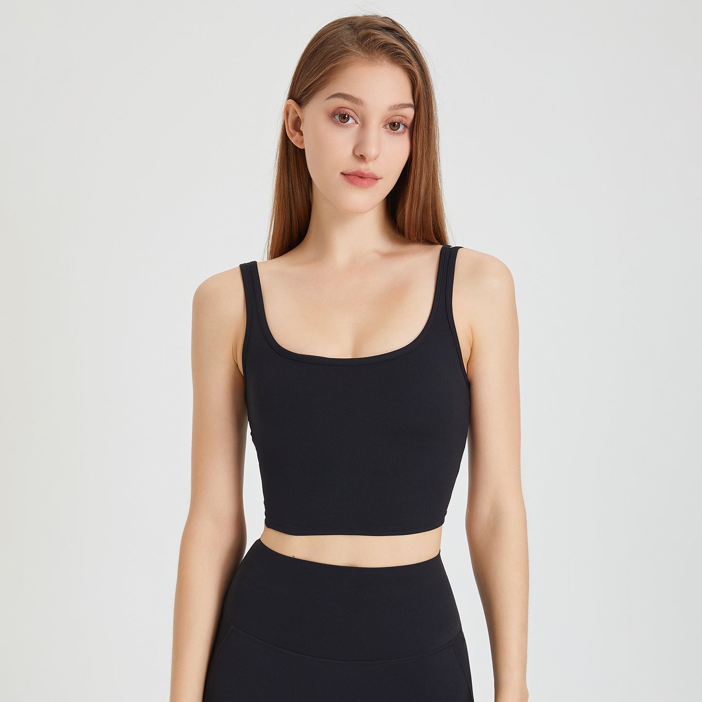 Shaping One-Piece Sports Bra – Double Shoulder Strap Gathered Yoga Underwear-Ayla Boutique: Find Your Perfect Sports Bra-Ayla Boutique