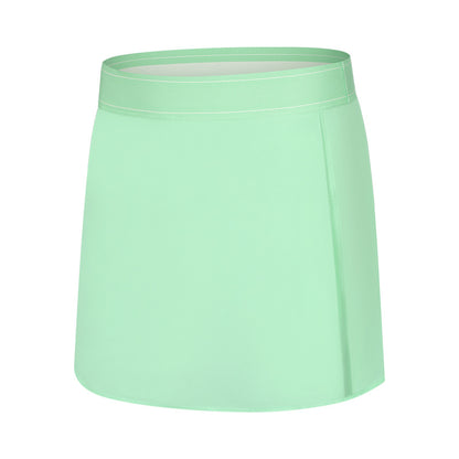 High-Waist Cooling Tennis Skort: Quick-Dry, Breathable & Built-In Shorts-High-Performance Women's Sport Skirts - Trendy and Functional-Ayla Boutique