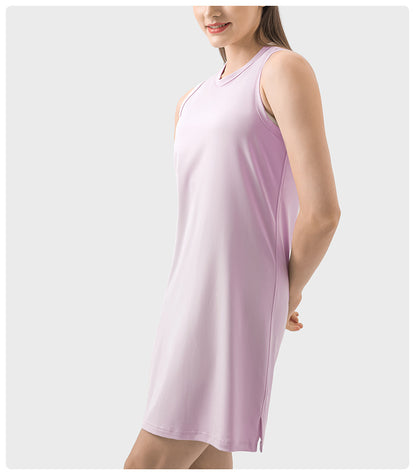 Spring/Summer Sleeveless Dresses & Yoga Tops-High-Performance Women's Sport Skirts - Trendy and Functional-Ayla Boutique