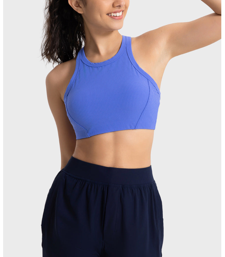Ribbed Turtleneck Sports Bra: Support & Comfort For Workouts-Ayla Boutique: Find Your Perfect Sports Bra-Ayla Boutique
