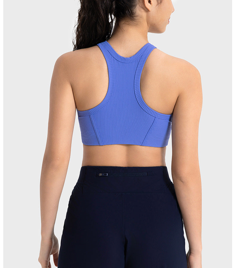 Ribbed Turtleneck Sports Bra: Support & Comfort For Workouts-Ayla Boutique: Find Your Perfect Sports Bra-Ayla Boutique