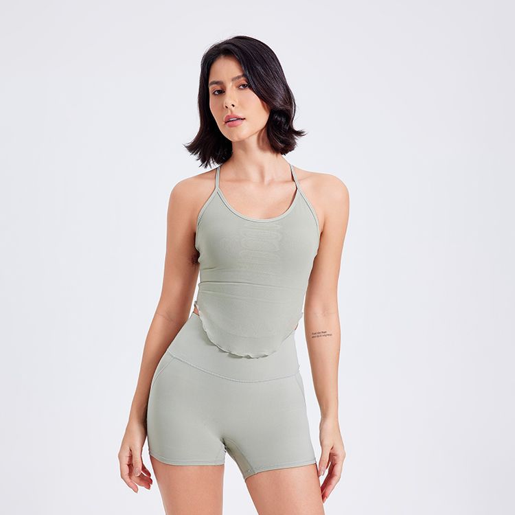 Sports Spun Yarn Vest – Fixed Cup Yoga Jacket For Women, Casual Running And Workout Bra-Ayla Boutique: Find Your Perfect Sports Bra-Ayla Boutique