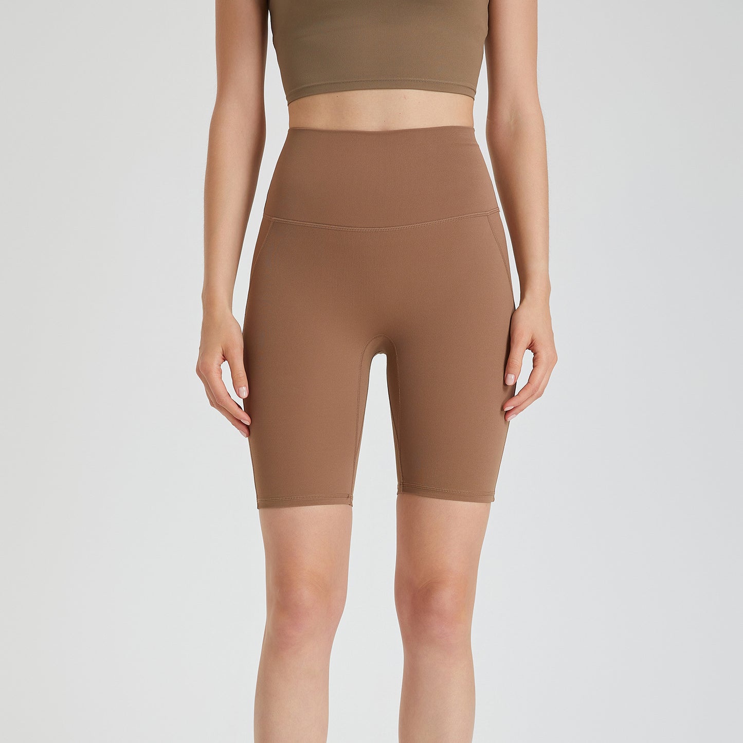 Seamless Nude Feel Yoga Pants - Back Pocket Short Length Pants For Peach Hip Raise-Seamless Nude Feel Yoga Pants Women | Ayla Boutique AUS-Ayla Boutique