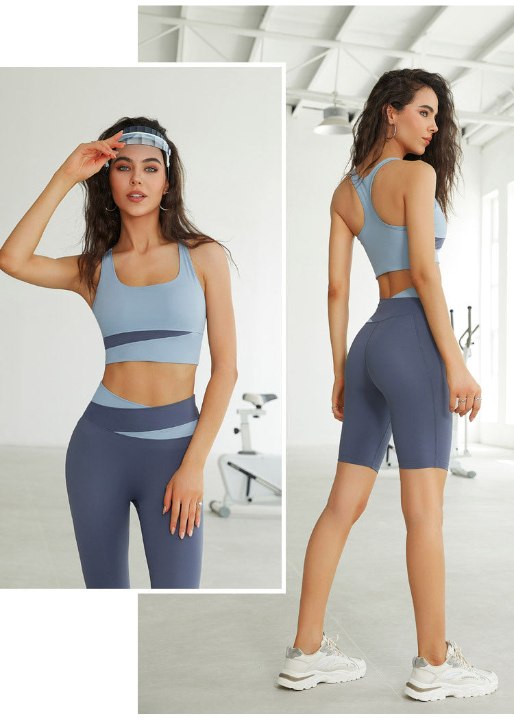 Criss-Cross High-Waist Yoga Shorts: Summer Workout & Shape-Criss Cross High Waist Yoga Shorts | At Ayla Boutique AU-Ayla Boutique