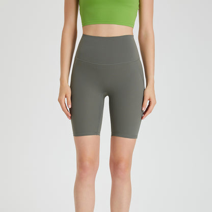 Seamless Nude Feel Yoga Pants - Back Pocket Short Length Pants For Peach Hip Raise-Seamless Nude Feel Yoga Pants Women | Ayla Boutique AUS-Ayla Boutique