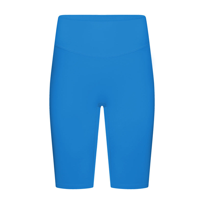 Yoga shorts with soft, breathable material