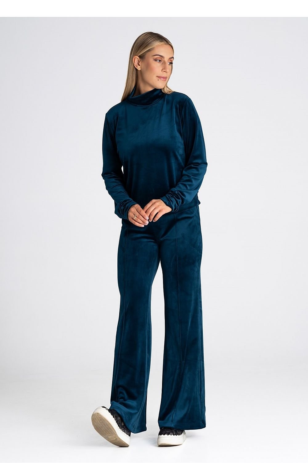 blue tracksuit trousers alternate angle