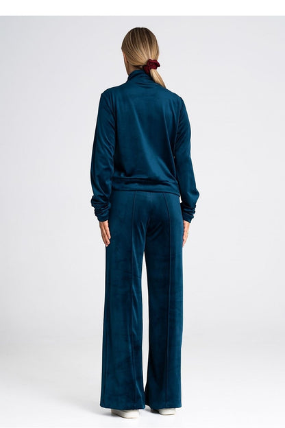 blue tracksuit trousers detail view