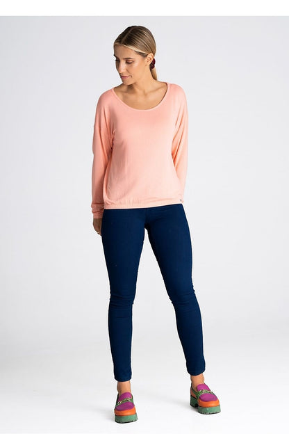 beige long sleeve blouse view 9