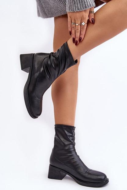 black heel boots view 9