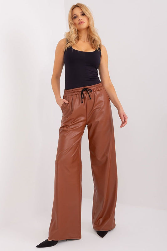 brown trousers front view