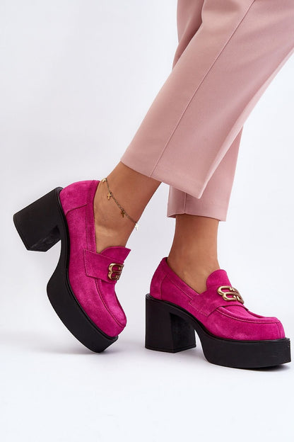pink heeled low shoes alternate angle