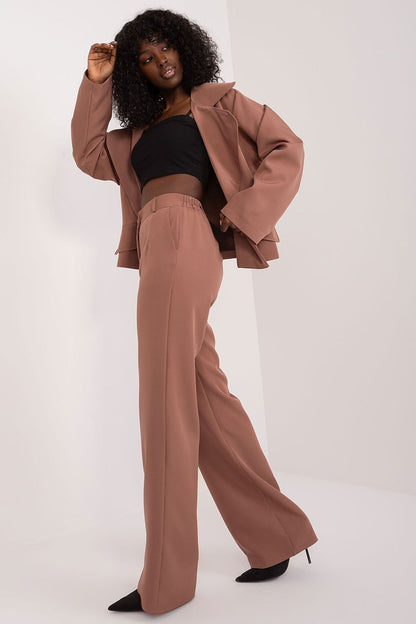 brown trousers alternate angle