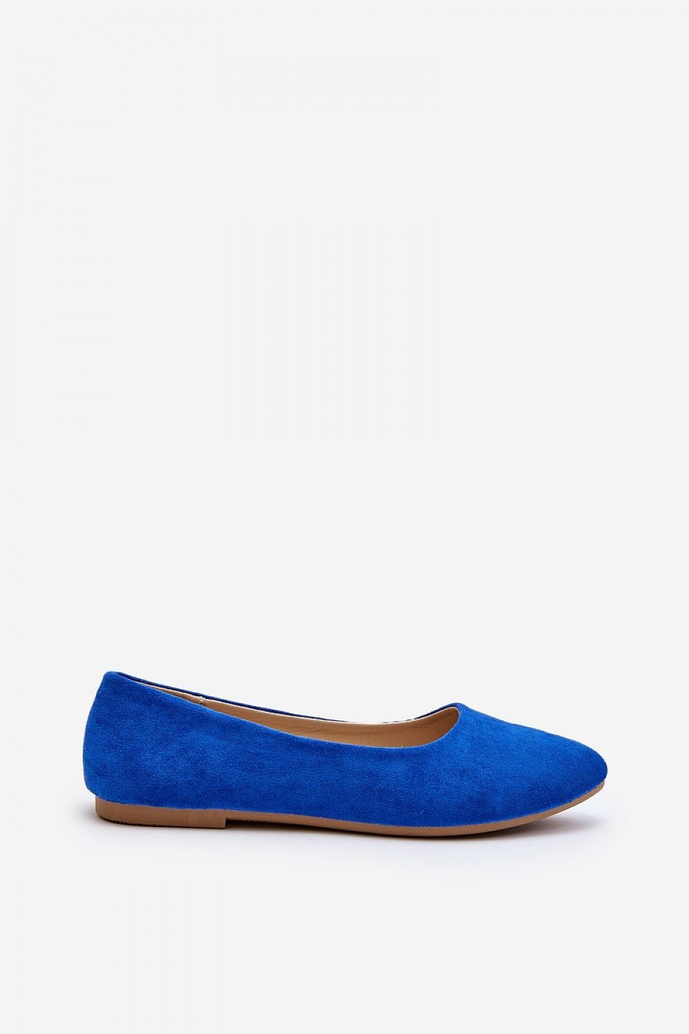 blue mini ballet flats alternate angle